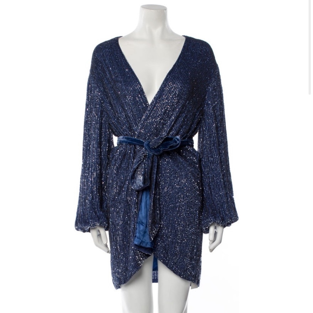 Retrofete Gabrielle Sequin Robe Dress